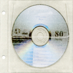 CD Holder Holds 1 CD In Ring Binder