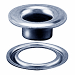 Stimpson 405 Self Piercing Grommets with Washers (NICKEL)